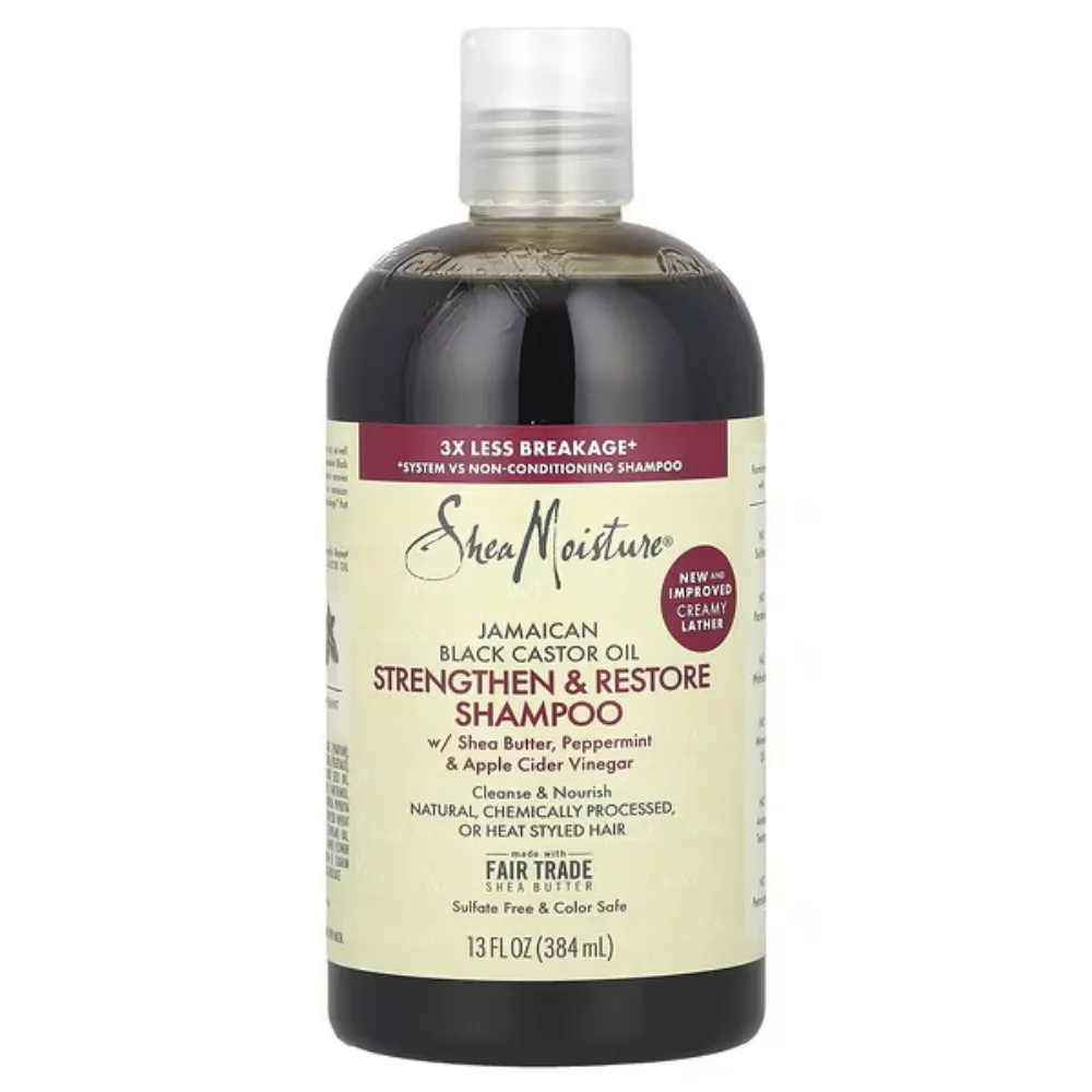 Shea Moisture Jamaican Black Castor Oil Strengthen and Restore Champú 384ml